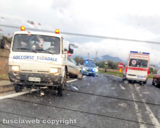 Incidente sulla superstrada 675 - Uscita strada Bagni