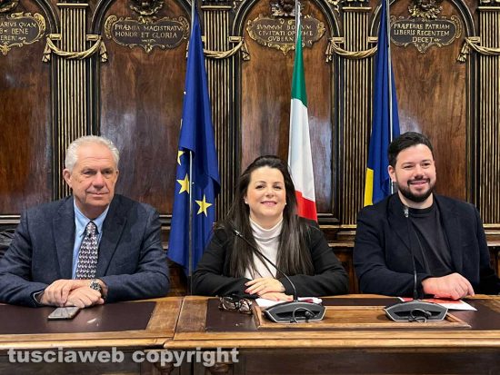 Da sinistra: Carlo Pasqualetti, Chiara Frontini, Antonio Poli