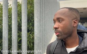 Rudy Guede al tribunale di Viterbo