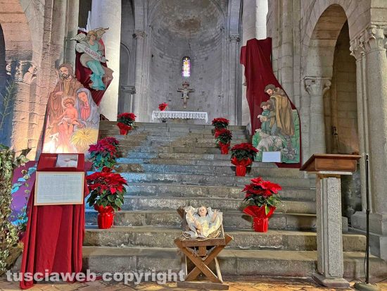 Viterbo - Il presepe della chiesa di San Sisto