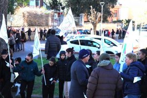 Tarquinia - La manifestazione sull'ospedale