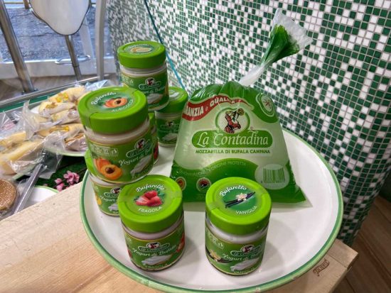La Contadina Viterbo: mozzarella e yogurt con latte di bufala