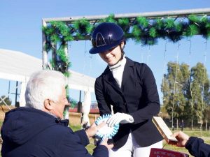 Cerveteri - Premiazione Sofia Pagliaro - Trofeo invernale Fise Lazio Dressage