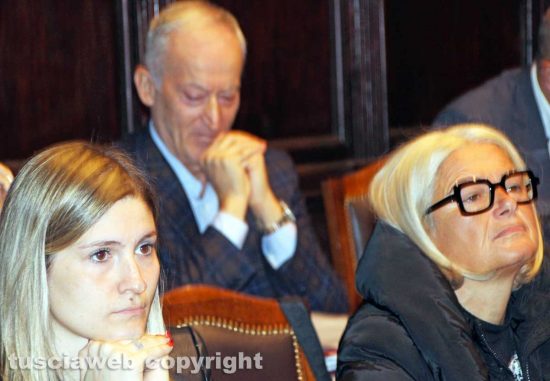 Marco Bruzziches e a destra Letizia Chiatti