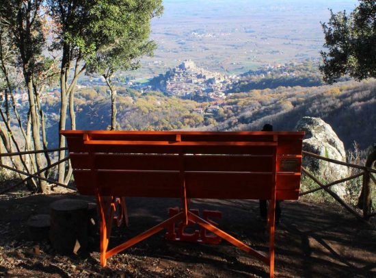 Soriano nel Cimino- Inaugurazione della prima Big Bench della Tuscia