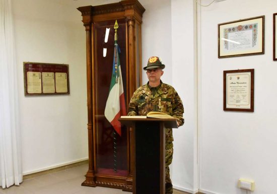 Monte Romano - Poligono - Il Comandante dell'area Territoriale del Comfoter Gen. C.A. Massimo Panizzi
