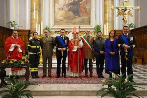 Civitavecchia - Un momento delle celebrazioni per Santa Barbara
