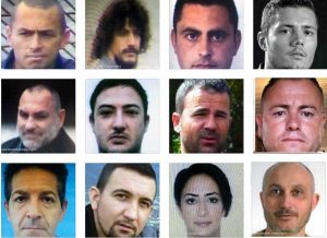 Mafia viterbese - I dodici condannati nelle immagini diffuse il 25 gennaio 2019, giorno dell'arresto