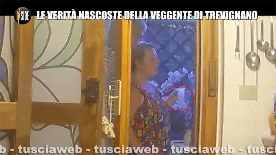 Madonna di Trevignano - Gisella si libera dall'attacco del demonio bevendo un liquido miracoloso