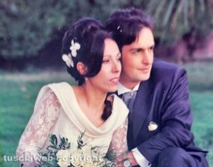 Katia Naldi e il marito