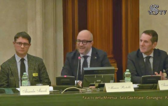 Senato - 10 anni riconoscimento Unesco Grandi macchine a spalla - Mazzoli, Rotelli e Pappalardo