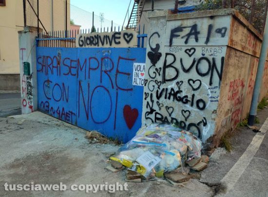 Civitavecchia - I murales degli amici in ricordo di Giordano Sacchetti