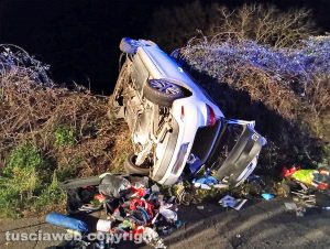 Ischia di Castro - Incidente in strada Doganella