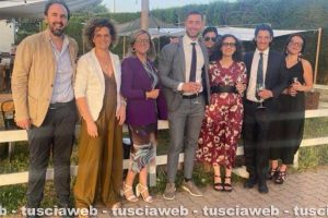 Aiga Sezione Viterbo - Al centro il presidente Paolo Zampolini