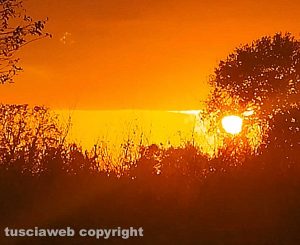 Viterbo - Tramonto a Santa Barbara