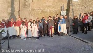 Bomarzo - Inaugurazione restauro statua di Sant'Anselmo