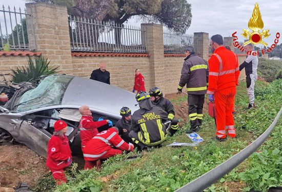 Cerveteri - L'incidente di questo pomeriggio