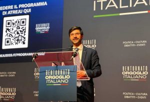 Roma - Daniele Sabatini all'inaugurazione di Atreju