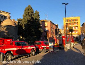 Viterbo - I vigili del fuoco al Sacrario