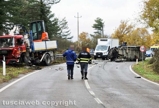 Viterbo - Incidente sulla Cimina