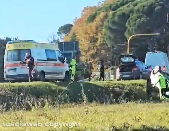 Valentano - Incidente sulla Sp Verentana