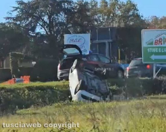 Valentano - Incidente sulla Sp Verentana