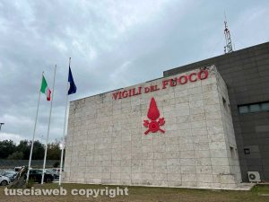 Viterbo - La caserma dei Vigili del fuoco