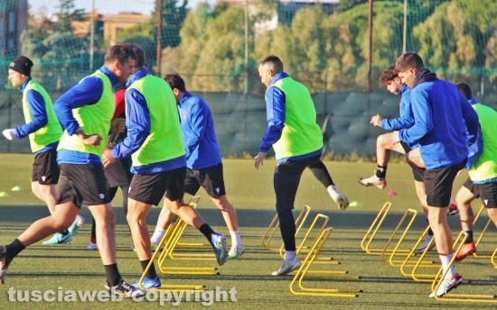 Il Civitavecchia in allenamento