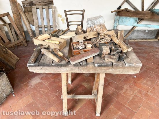 Viterbo - Presepe vivente alla Quercia con le strutture dei set cinematografici