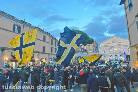 Sport - Calcio - Fc Viterbo - La manifestazione dei tifosi