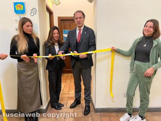 Viterbo - Inaugurazione Baby Room all'università della Tuscia