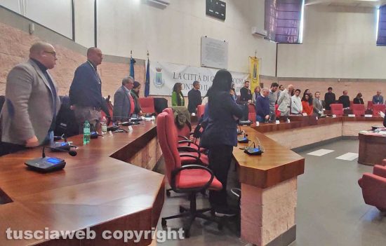 Civitavecchia - Il minuto di raccoglimento per Giordano Sacchetti