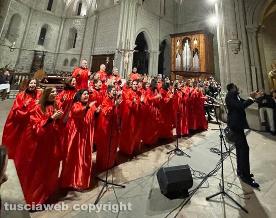 Viterbo - Coro gospel all'Abbazia di San Martino al Cimino