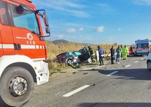 Santa Marinella - L'incidente in via Aurelia
