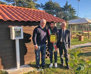 Consegna defibrillatore associazione Rubén Ciarlanti APS