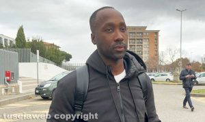 Rudy Guede al tribunale di Viterbo