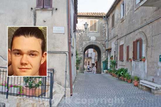 Castel Sant'Elia - Nel riquadro Catalin Balan