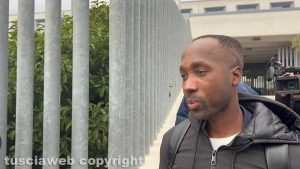 Rudy Guede al tribunale di Viterbo