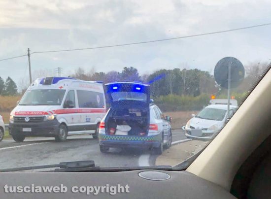Incidente sulla superstrada 675 - Uscita strada Bagni