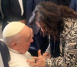 Papa Francesco e Stefania Falasca