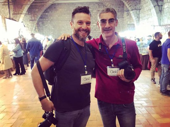 Scuola di fotografia Click - Due allievi al Cioccotuscia