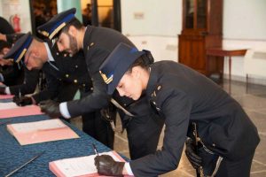 Viterbo - Giuramento individuale del corso allievi marescialli Elios II