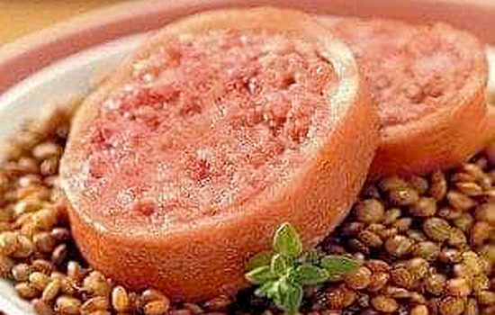 Zampone con le lenticchie