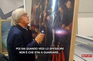 Report - Il servizio sulla tela di proprietà di Sgarbi