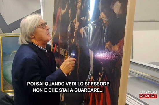 Report - Il servizio sulla tela di proprietà di Sgarbi