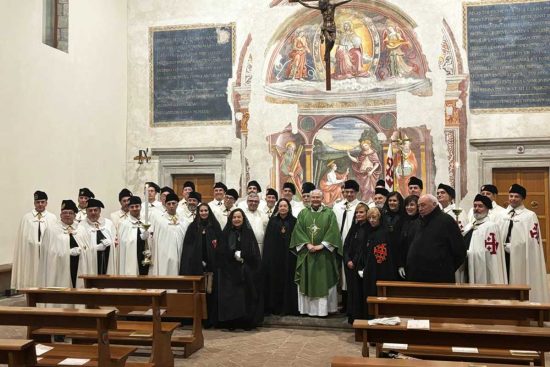 Viterbo - L'incontro tra l'Ordine equestre del Santo Sepolcro e il vescovo Orazio Francesco Piazza