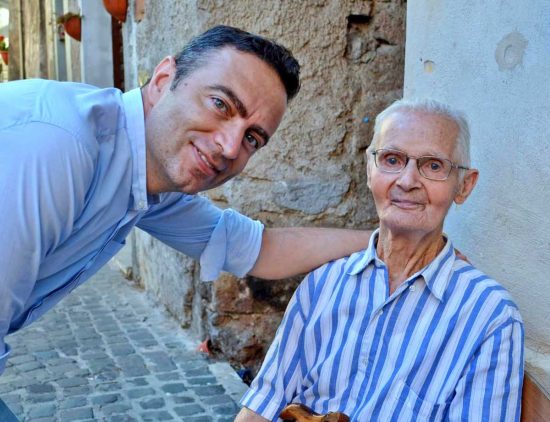 Pietro Nocchi e il concittadino Giggetto