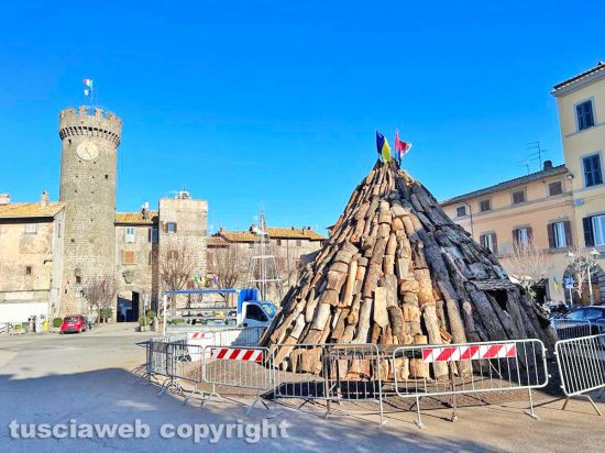 Bagnaia - Il Focarone del 16 gennaio