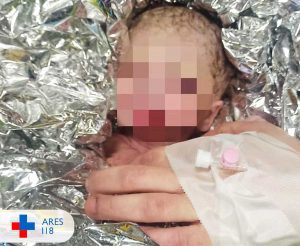 Orte - Bimba nata in ambulanza
