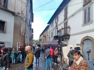 Bassano Romano - Set cinematografico della nuova serie 'Il mostro'